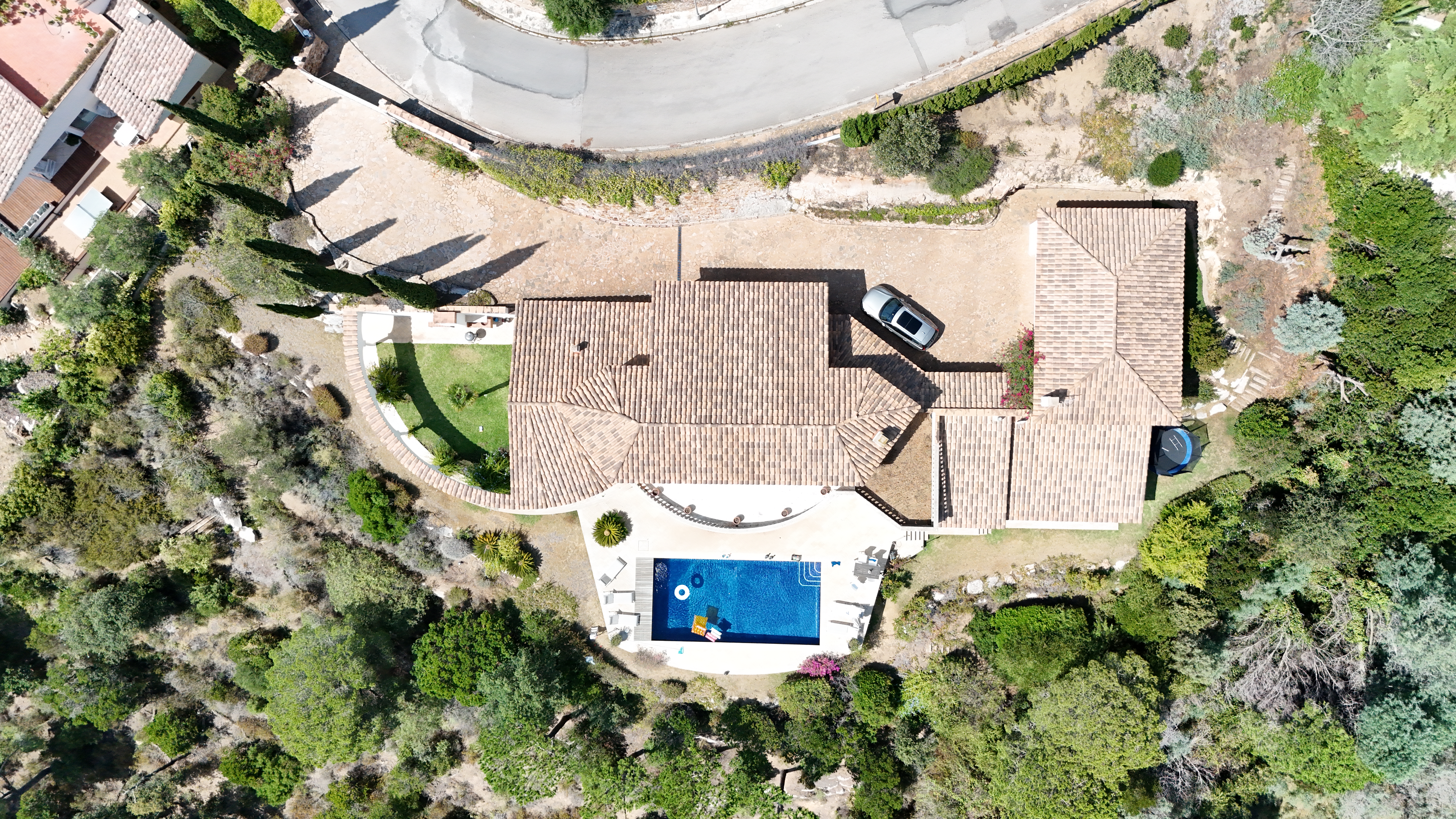 Villa Calma from above